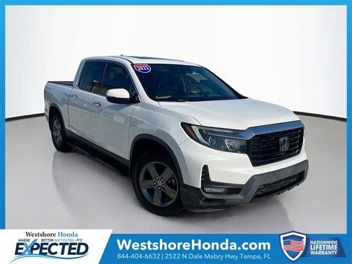 Platinum White Pearl 2022 Honda Ridgeline RTL-E