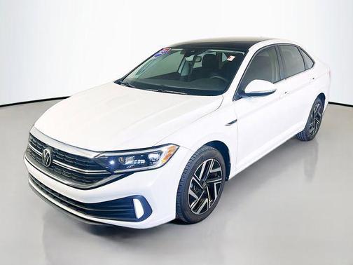 Opal White Pearl 2023 Volkswagen Jetta 1.5T SEL