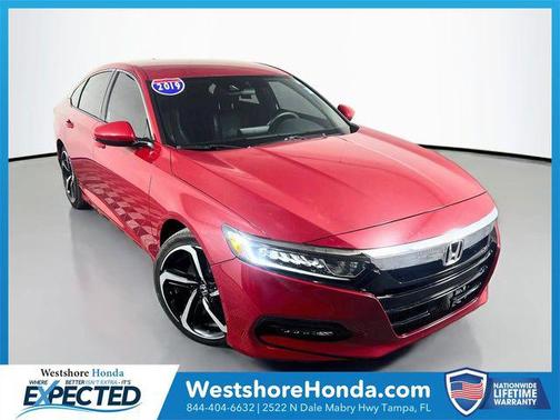 San Marino Red 2019 Honda Accord Sport
