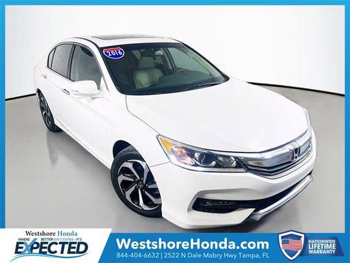 White Orchid Pearl 2016 Honda Accord EX-L