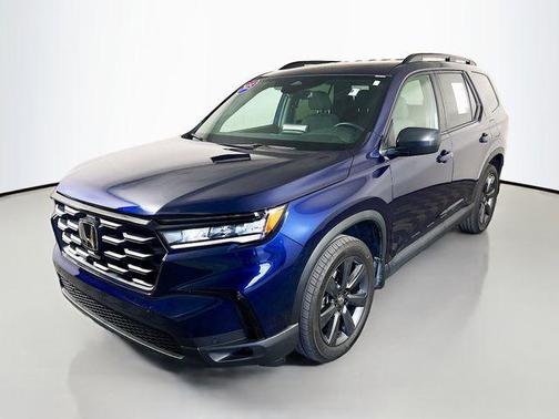 Obsidian Blue Pearl 2025 Honda Pilot Sport