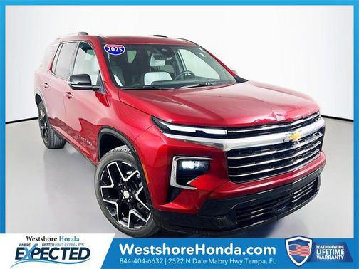 Radiant Red Tintcoat 2025 Chevrolet Traverse High Country