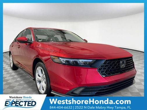 Radiant Red 2026 Honda Accord LX 1.5T