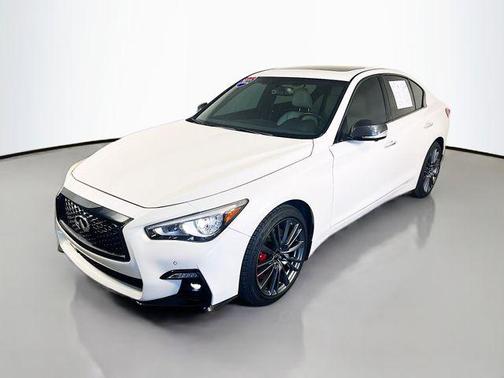 Majestic White 2022 INFINITI Q50 3.0t RED SPORT 400