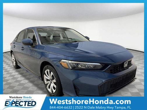 Blue Lagoon Pearl 2026 Honda Civic LX