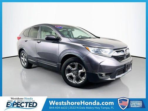 Gray 2018 Honda CR-V EX-L