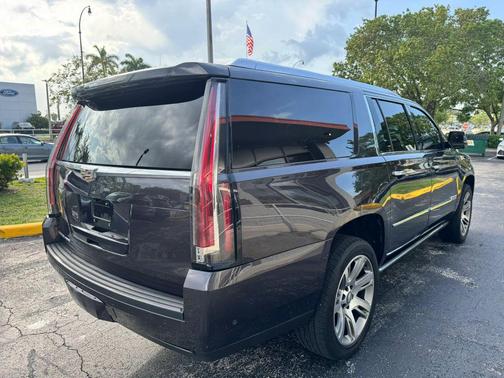 Grey 2017 Cadillac Escalade ESV Sport