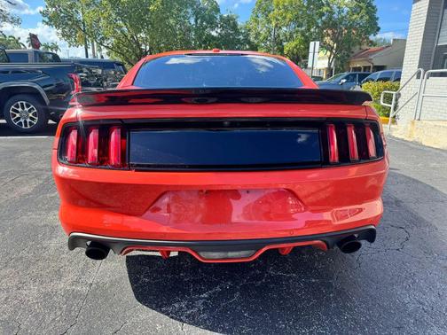 Orange 2016 Ford Mustang GT Premium