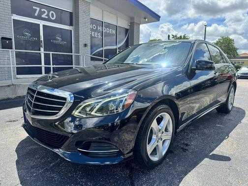 Black 2014 Mercedes-Benz E-Class E 350 Sedan 4D