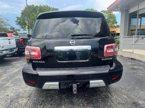 Black 2018 Nissan Armada Platinum Reserve Sport Utility 4D