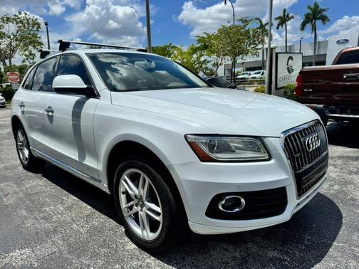 White 2016 Audi Q5 2.0T Premium Plus