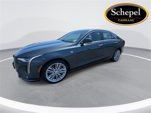 Shadow Metallic 2021 Cadillac CT4 Premium Luxury