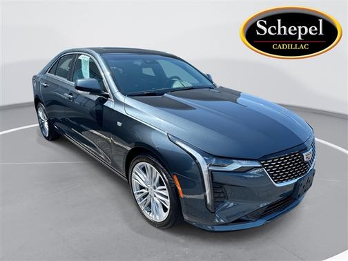 Shadow Metallic 2021 Cadillac CT4 Premium Luxury