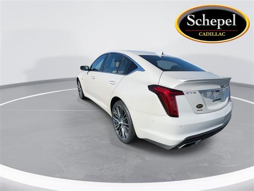 Crystal White Tri-Coat 2023 Cadillac CT5 Premium Luxury AWD