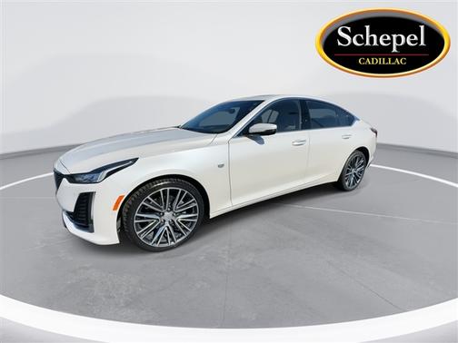 Crystal White Tri-Coat 2023 Cadillac CT5 Premium Luxury AWD