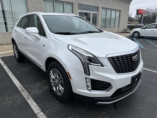Crystal White Tri-Coat 2023 Cadillac XT5 Premium Luxury