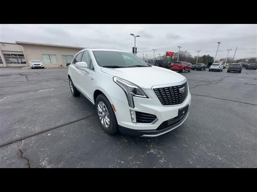 Crystal White Tri-Coat 2023 Cadillac XT5 Premium Luxury