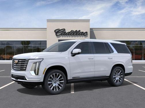 Vibrant White 2026 Cadillac Escalade Platinum Luxury