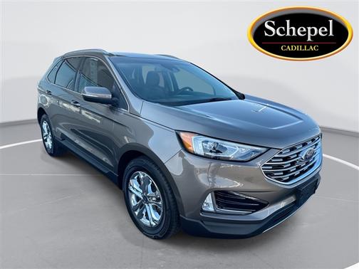 Stone Gray 2019 Ford Edge SEL