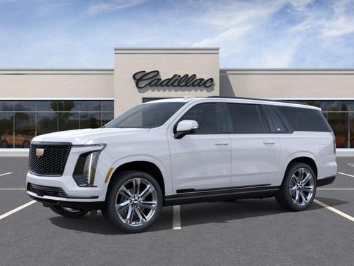 Vibrant White 2026 Cadillac Escalade ESV Sport