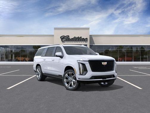 Vibrant White 2026 Cadillac Escalade ESV Sport