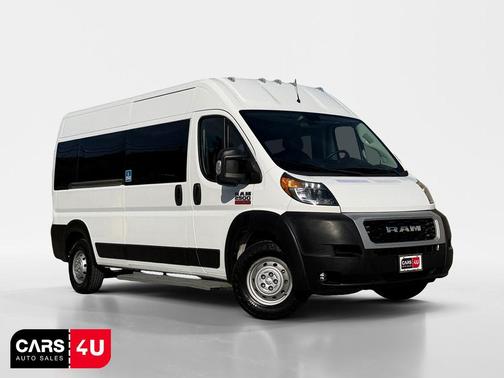 Bright White Clearcoat 2021 RAM ProMaster 3500 Window Van High Roof