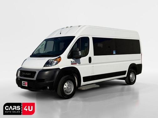 Bright White Clearcoat 2021 RAM ProMaster 3500 Window Van High Roof