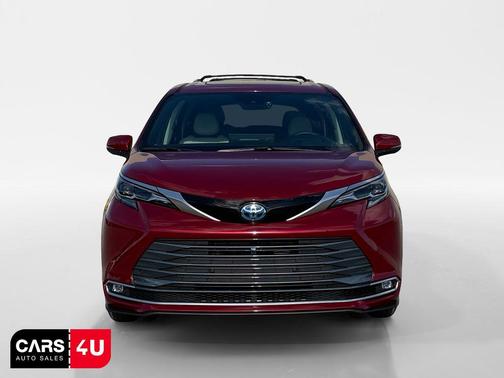 Ruby Flare Pearl 2025 Toyota Sienna Platinum