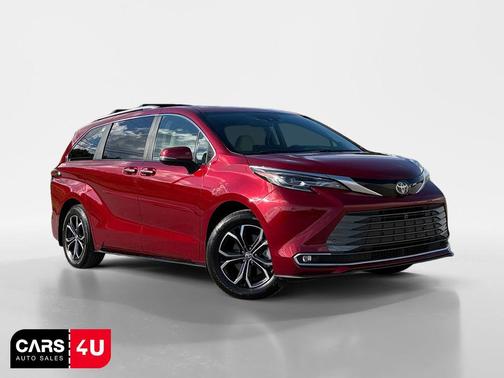 Ruby Flare Pearl 2025 Toyota Sienna Platinum