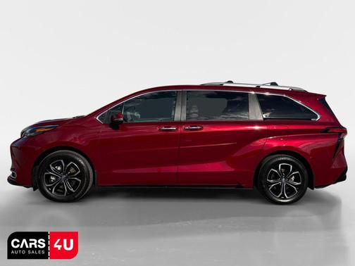 Ruby Flare Pearl 2025 Toyota Sienna Platinum