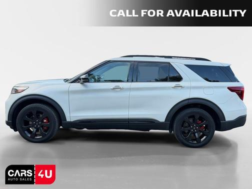 Star White Metallic Tri-Coat 2023 Ford Explorer ST