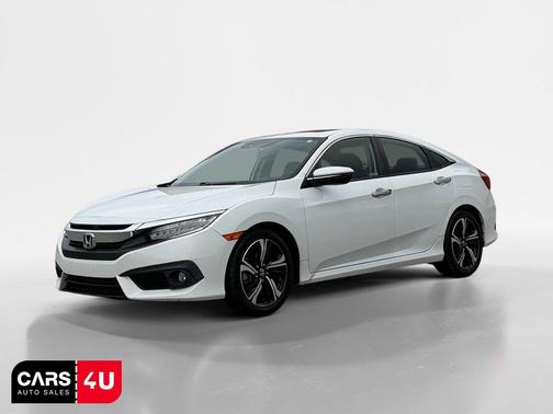 White 2018 Honda Civic Touring
