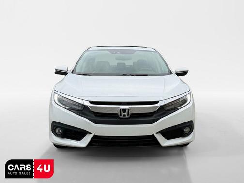 White 2018 Honda Civic Touring