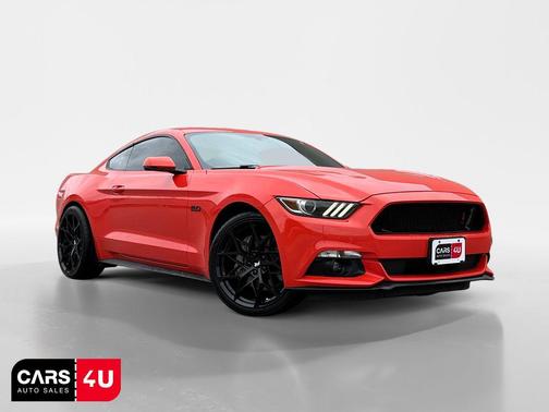 Competition Orange 2015 Ford Mustang GT Premium