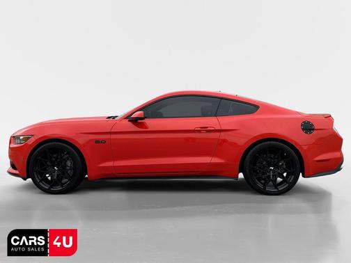 Competition Orange 2015 Ford Mustang GT Premium
