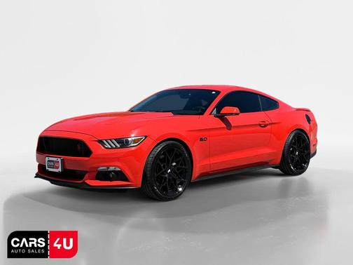 Competition Orange 2015 Ford Mustang GT Premium