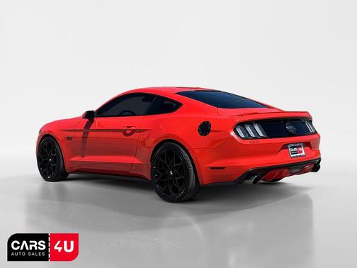 Competition Orange 2015 Ford Mustang GT Premium
