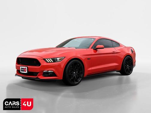 Competition Orange 2015 Ford Mustang GT Premium