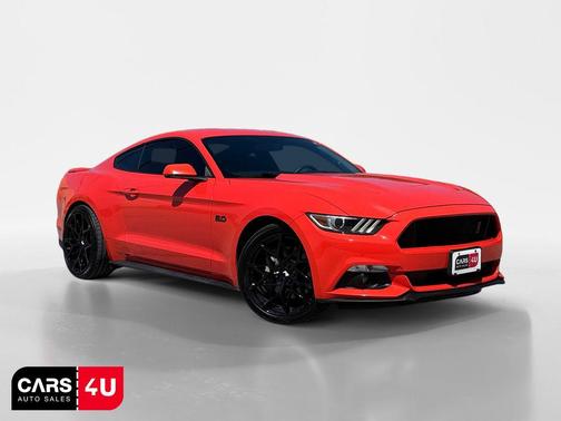 Competition Orange 2015 Ford Mustang GT Premium