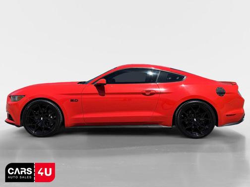 Competition Orange 2015 Ford Mustang GT Premium