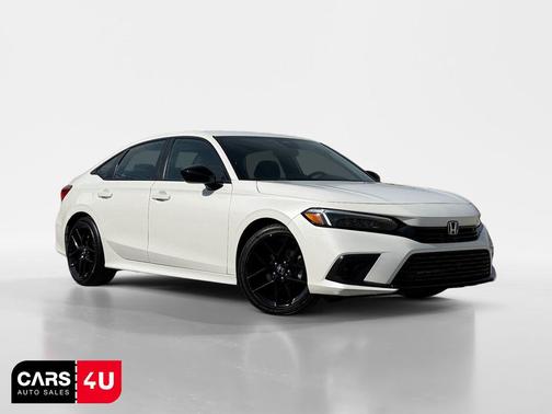 Platinum White Pearl 2023 Honda Civic Sport