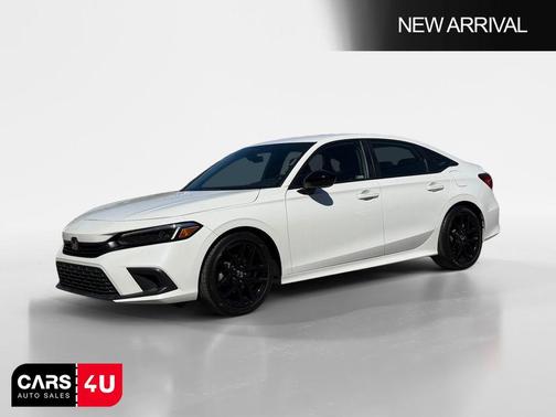 Platinum White Pearl 2023 Honda Civic Sport