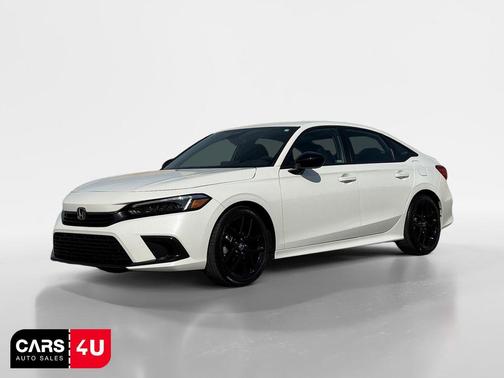Platinum White Pearl 2023 Honda Civic Sport