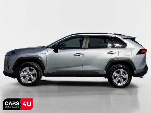 Silver Sky Metallic 2021 Toyota RAV4 Hybrid LE