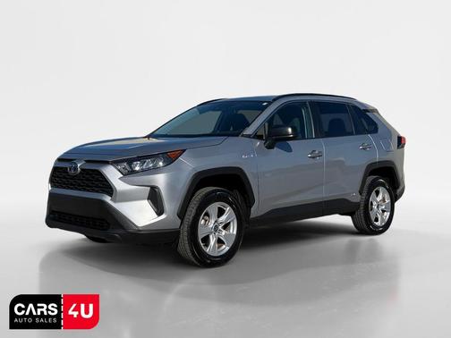 Silver Sky Metallic 2021 Toyota RAV4 Hybrid LE