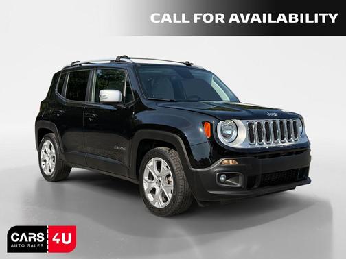 Black 2018 Jeep Renegade Limited