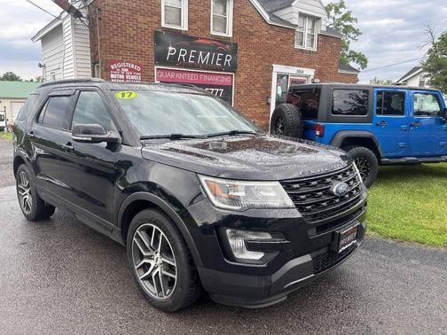 Shadow Black 2017 Ford Explorer sport