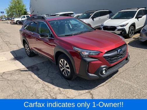 Crimson Red Pearl 2025 Subaru Outback Premium