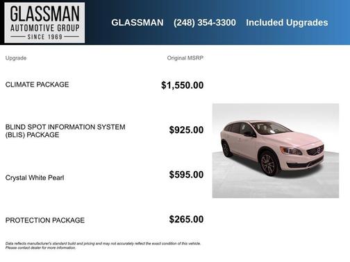 2017 Volvo V60 Cross Country T5 Platinum