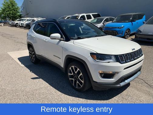 White Clearcoat 2021 Jeep Compass Limited